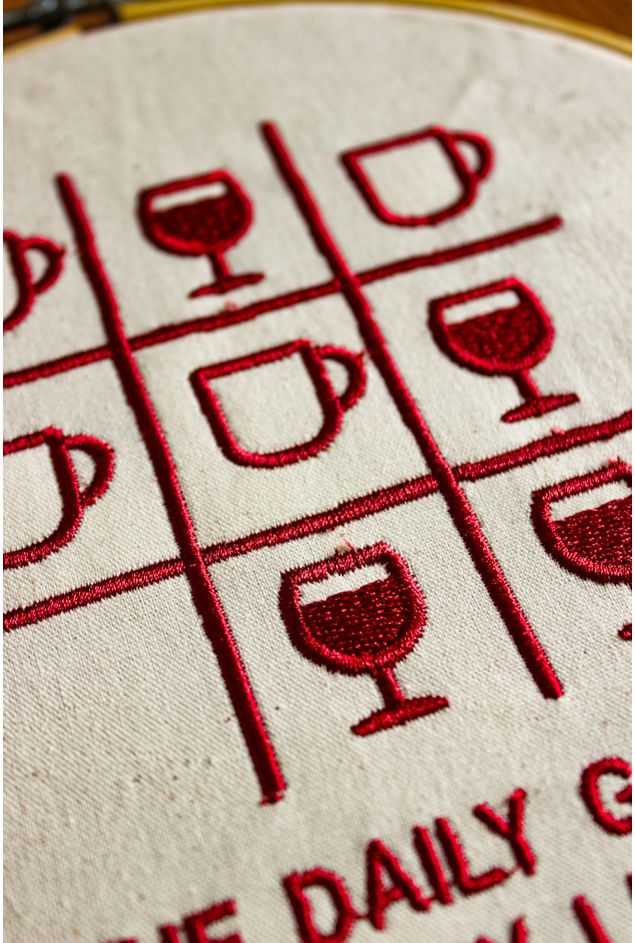 Bastidor Bordado Cafe Ou Vinho Mimo Galeria -2-